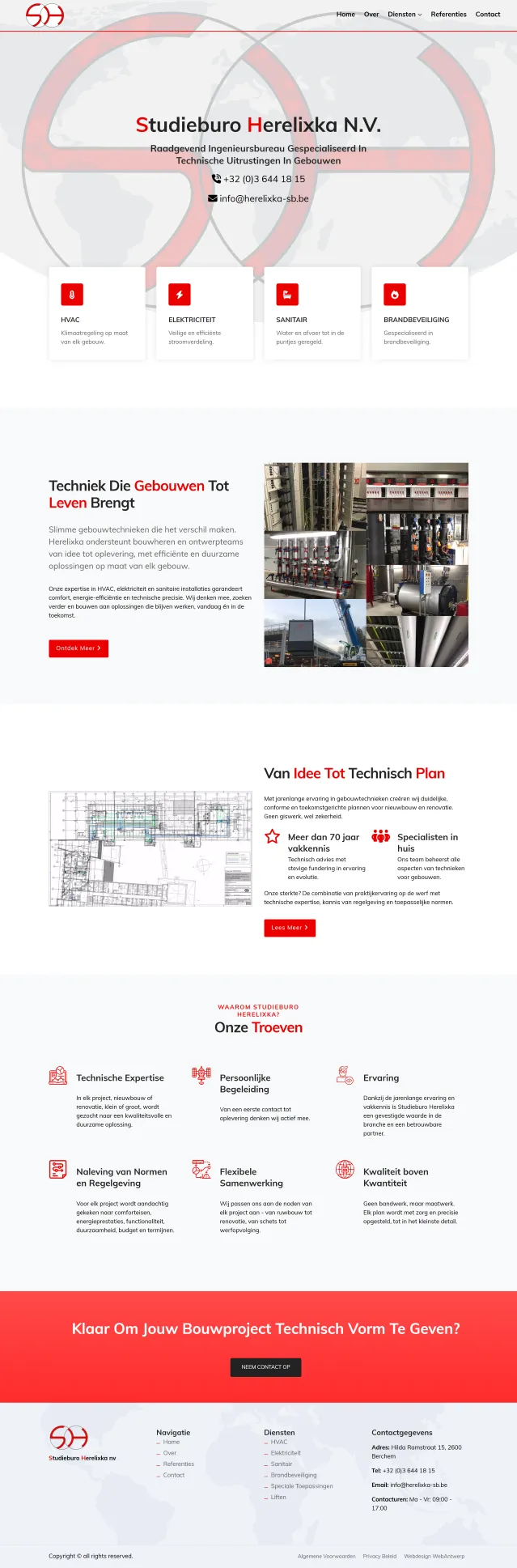 Studieburo Herelixka full website desktop